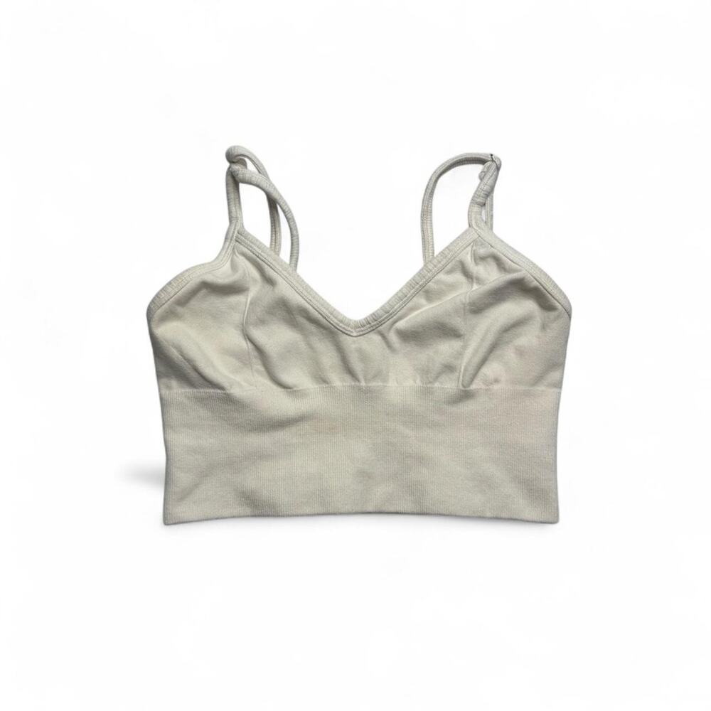 Alo Yoga white sports bra size XS Pilates - Picture 2 of 7